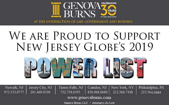 Angelo J. Genova and Rajiv D. Parikh Named to New Jersey Globe’s Power List for 2019